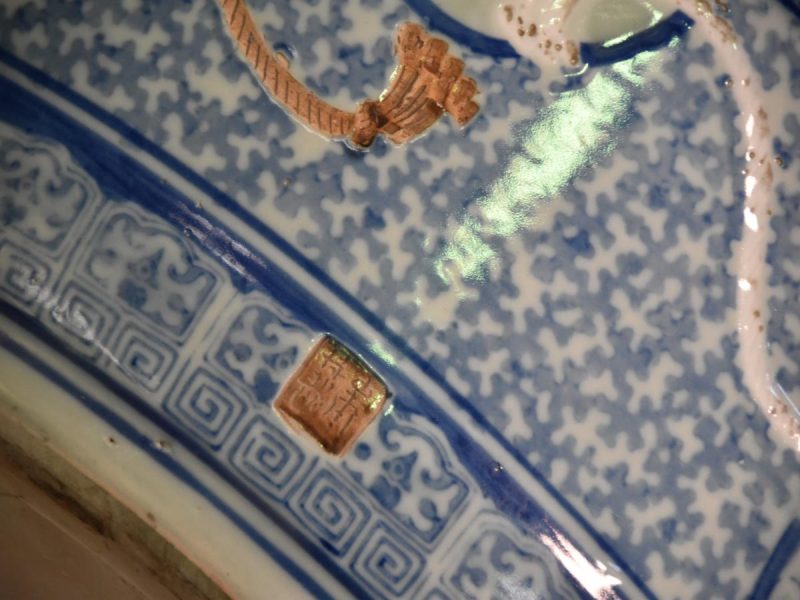 Japanese Ceramic Lotus Pond (Hibachi/ Brazier) - Image 5
