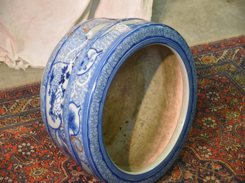 Japanese Ceramic Lotus Pond (Hibachi/ Brazier) - Image 4