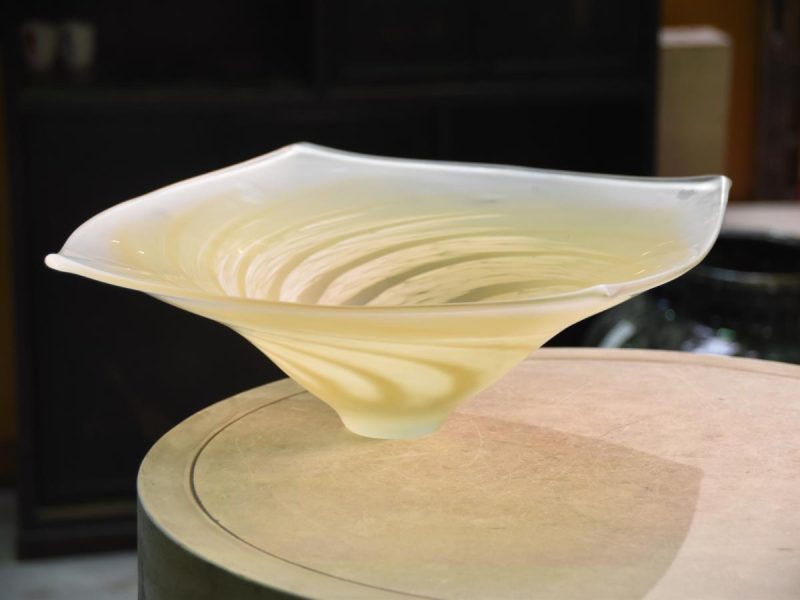 Japanese Art Glass Bowl - Image 6