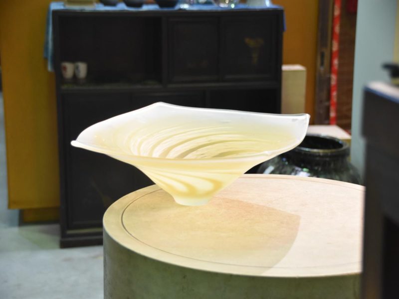 Japanese Art Glass Bowl - Image 5