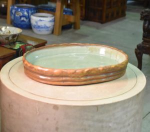 Japanese Suiban Ikebana Vase