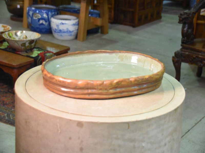 Japanese Suiban Ikebana Vase