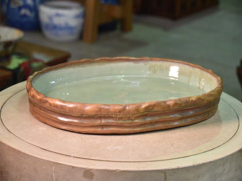 Japanese Suiban Ikebana Vase - Image 2