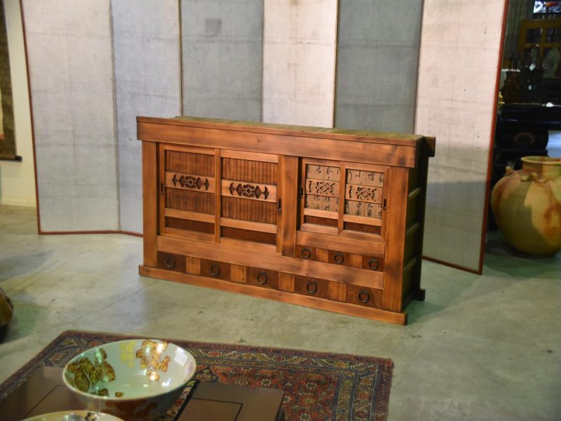 Japanese Antique Wooden Sideboard - Image 20