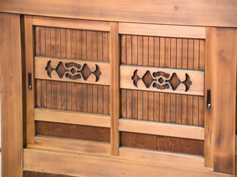 Japanese Antique Wooden Sideboard - Image 18