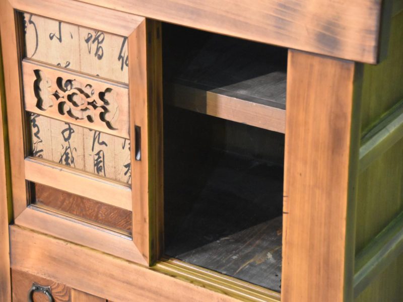 Japanese Antique Wooden Sideboard - Image 8