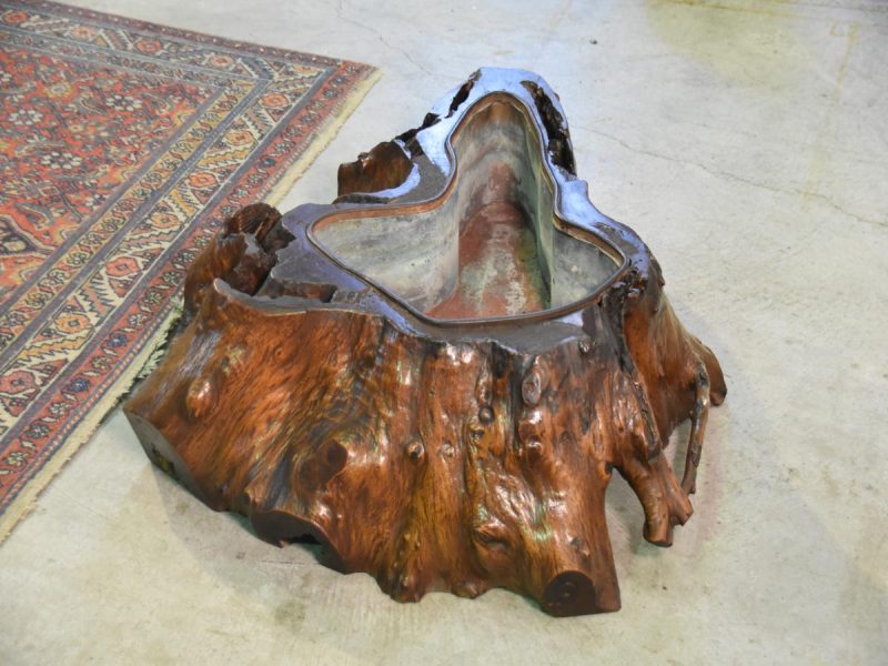 Japanese Burled Elm Hibachi - Image 5