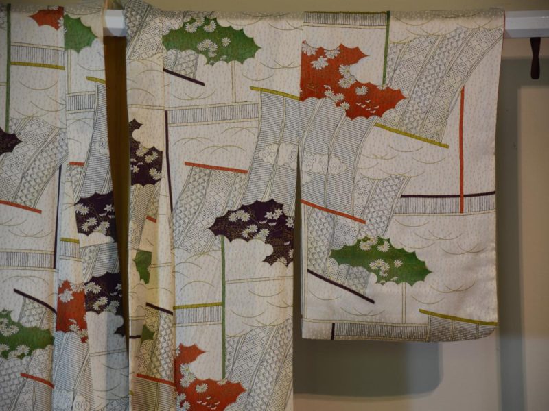 Silk Vintage Kimono - Image 9