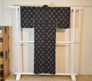 Japanese Kasuri Vintage Kimono