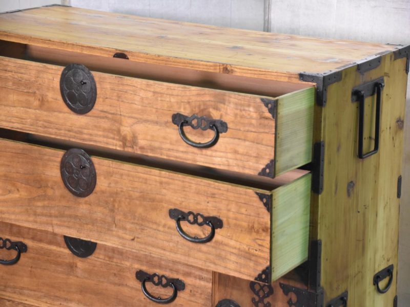 Antique 5 Drawer Clothing Chest - Image 13