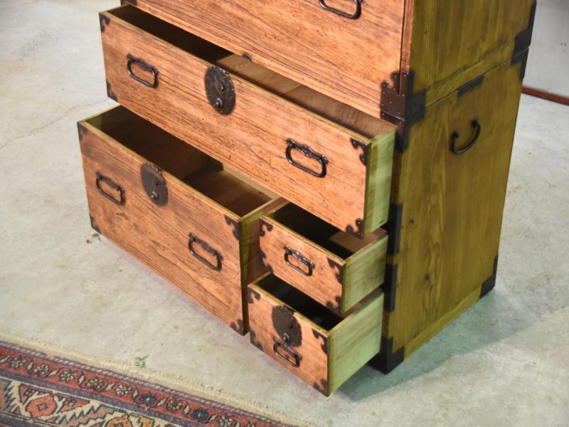 6 Drawer Antique Clothing Chest - Image 7