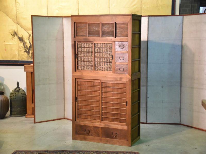 Japanese Antique Kitchen Chest Mizuya Dansu