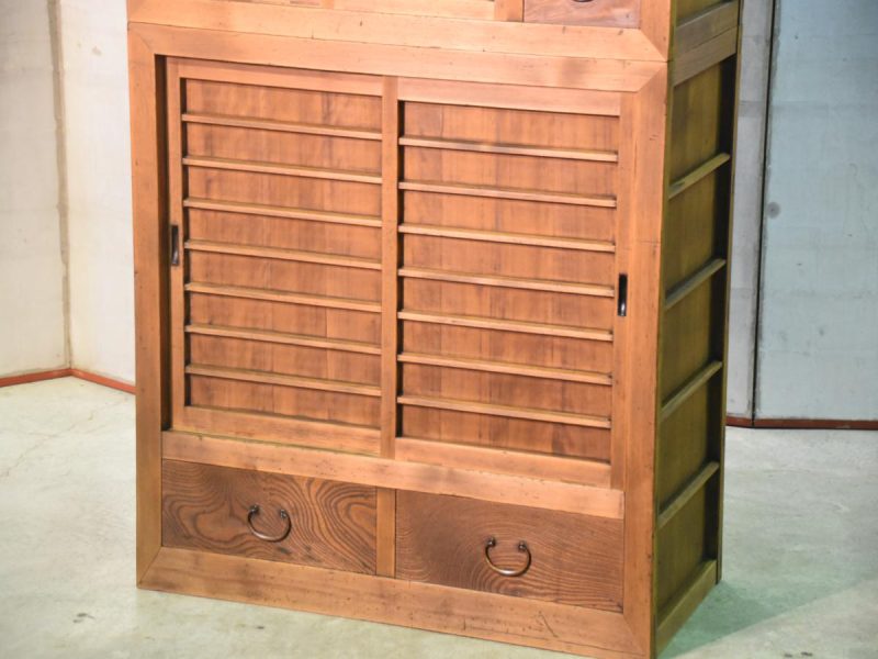 Japanese Antique Kitchen Chest Mizuya Dansu - Image 16