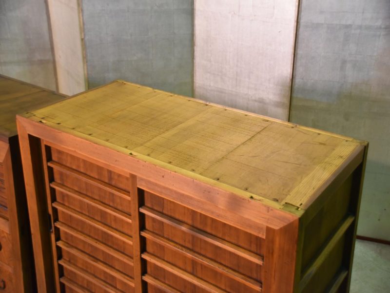 Japanese Antique Kitchen Chest Mizuya Dansu - Image 3