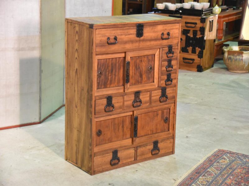 Antique Japanese Merchant Chest - Image 2