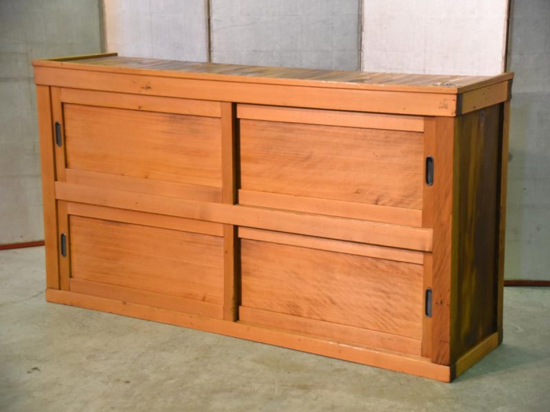 Japanese Wooden Sideboard - Image 11