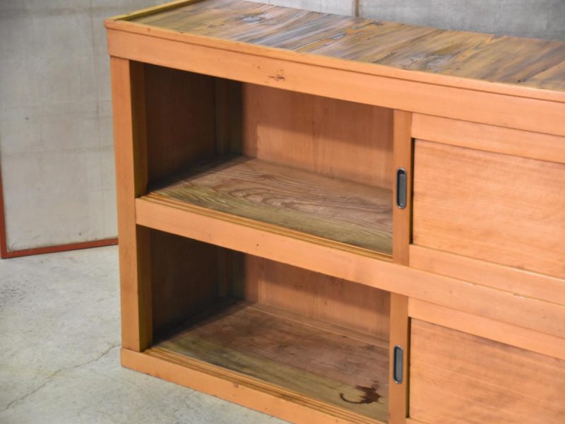 Japanese Wooden Sideboard - Image 9