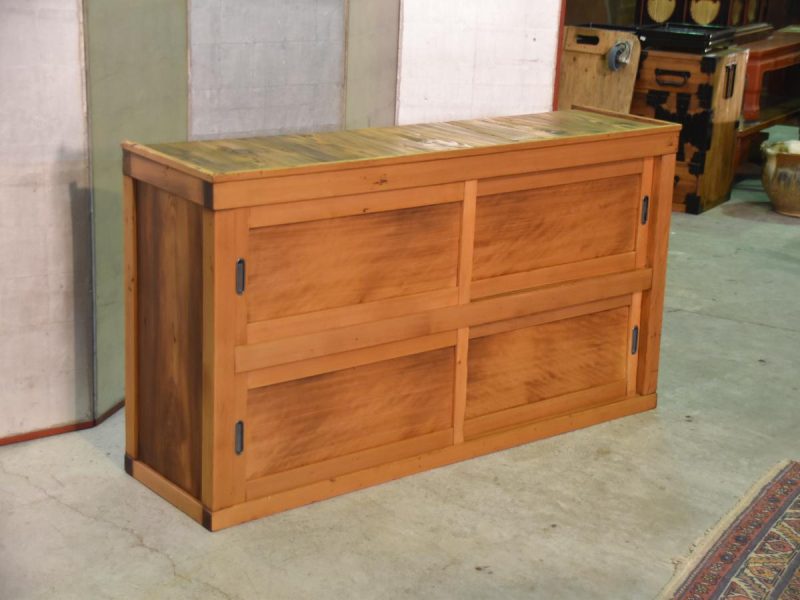 Japanese Wooden Sideboard - Image 3