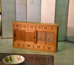 Japanese Antique Wooden Sideboard