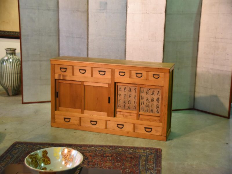 Japanese Antique Wooden Sideboard