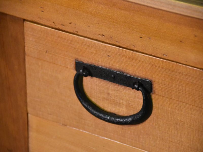 Japanese Antique Wooden Sideboard - Image 9