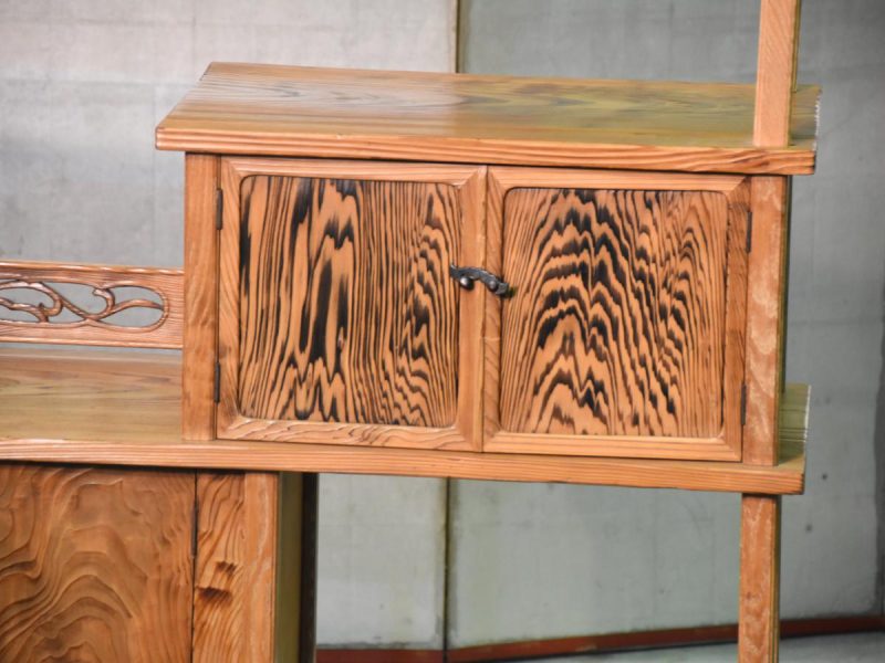 Japanese Mountain Cedar Kazari Dana Display Shelves - Image 16