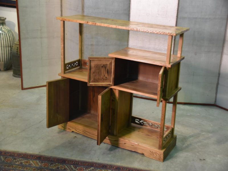 Japanese Mountain Cedar Kazari Dana Display Shelves - Image 8