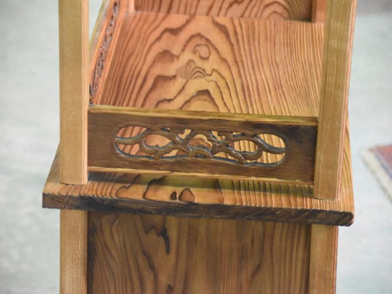 Japanese Mountain Cedar Kazari Dana Display Shelves - Image 4