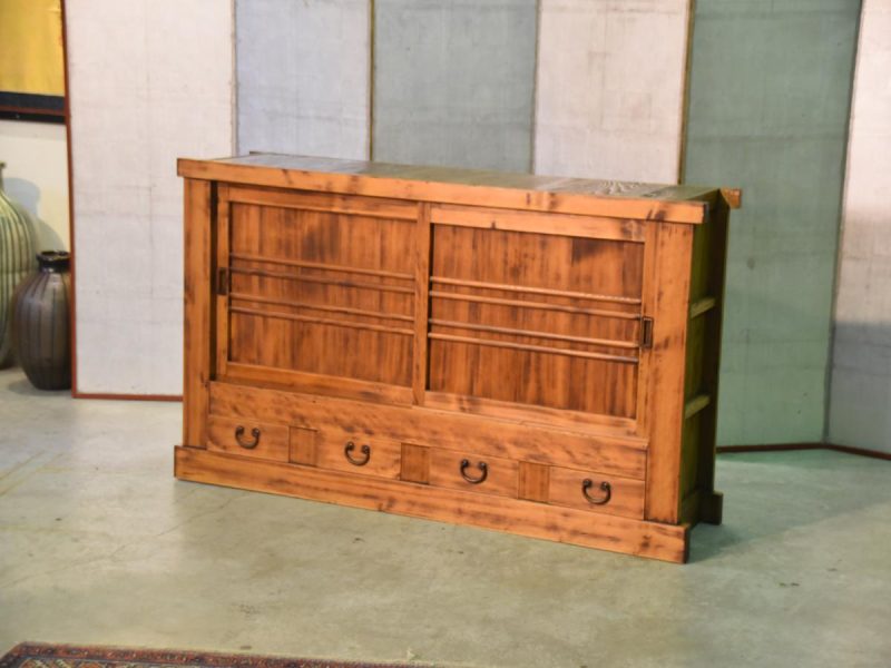 Japanese Antique Wooden Sideboard