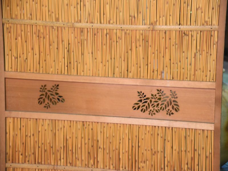 Japanese 2 Panel Free Standing Screen - Image 8
