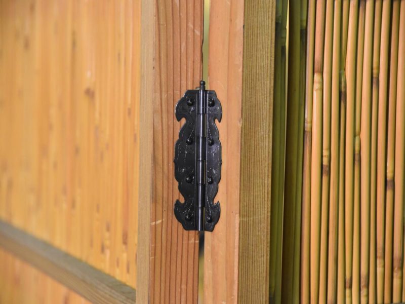 Japanese 2 Panel Free Standing Screen - Image 4