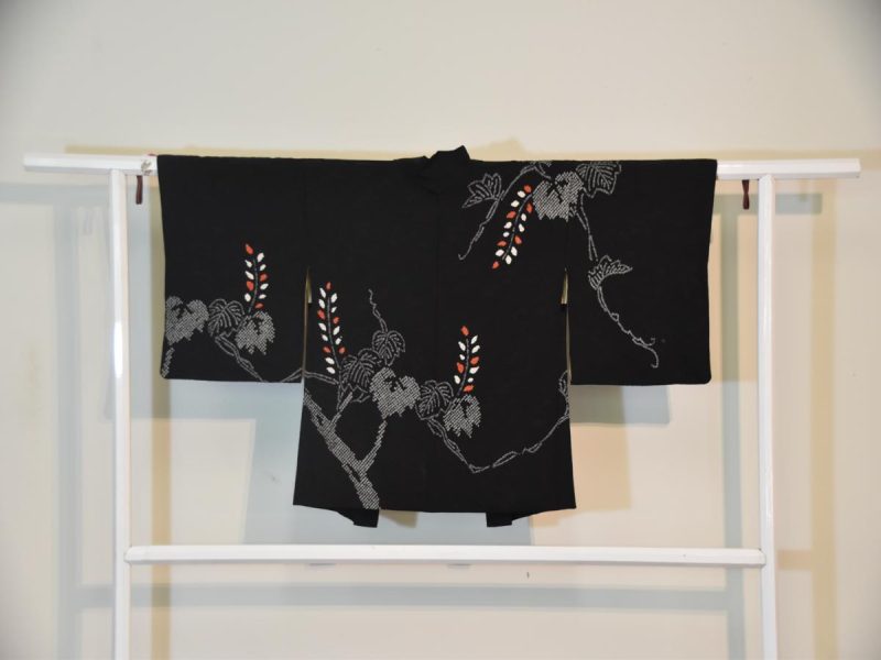 Haori with Shibori Detail.