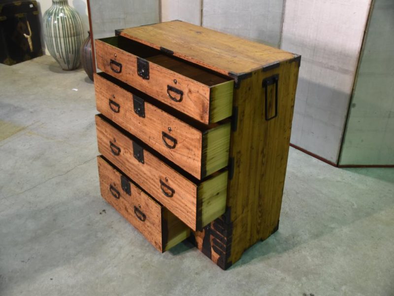 Antique 4 Drawer Clothing Chest - Image 10