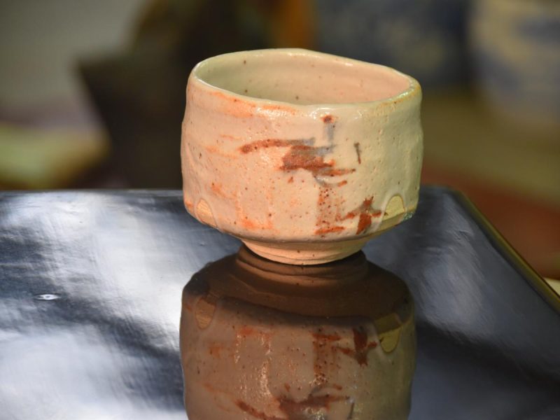 Shino Pottery Chawan Tea Bowl - Image 9