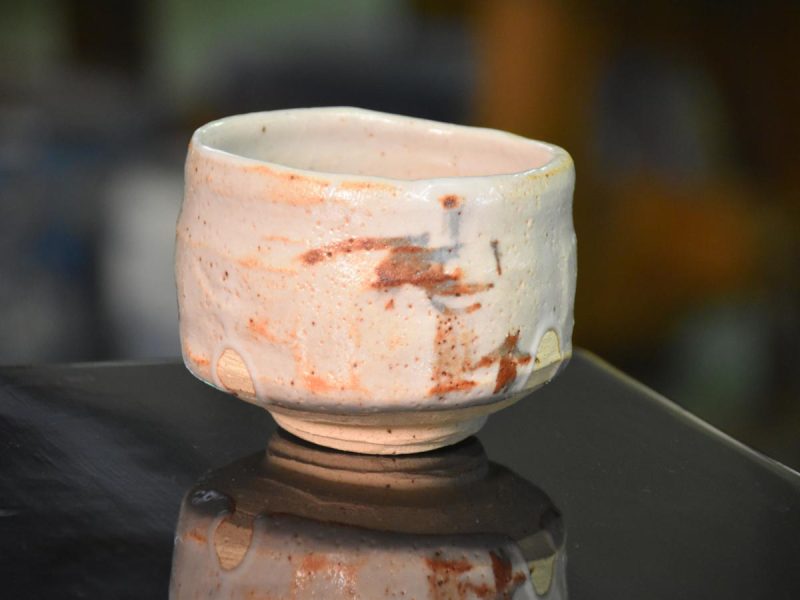 Shino Pottery Chawan Tea Bowl - Image 8