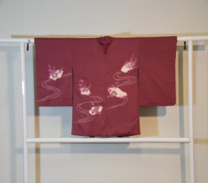 Vintage Haori with Embroidery and Shibori