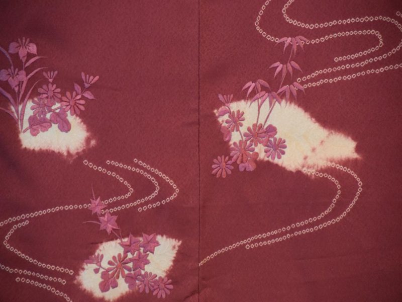 Vintage Haori with Embroidery and Shibori - Image 7