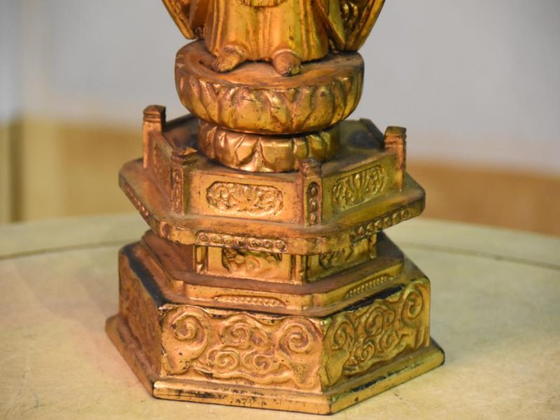 Japanese Wooden Gilded Buddha - Image 11