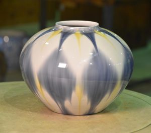 Kutani Pottery Vase