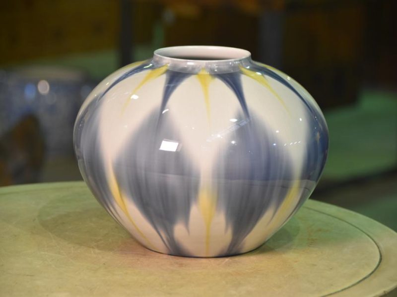 Kutani Pottery Vase
