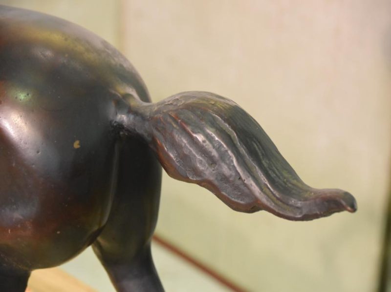 Japanese Cast Iron Horse Statue - Image 7
