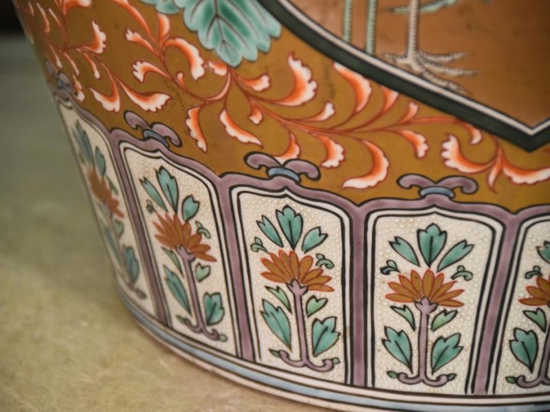 Arita Ware Large Ceramic Vase - Image 12
