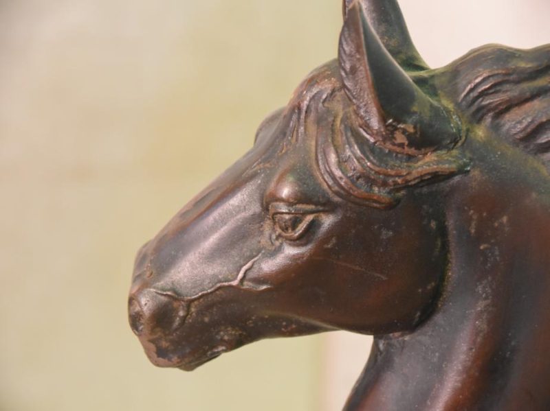 Japanese Cast Iron Horse Statue - Image 4
