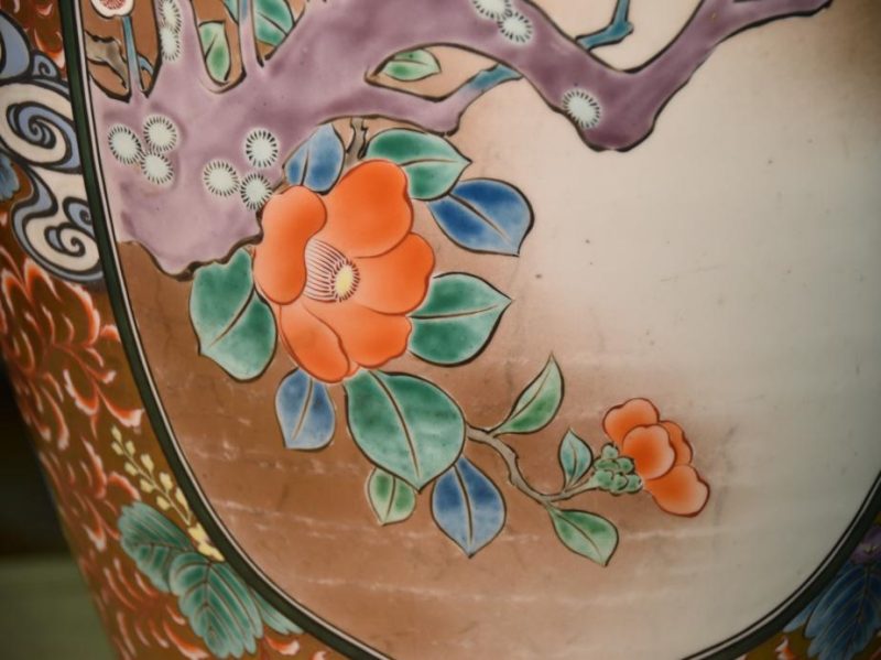 Arita Ware Large Ceramic Vase - Image 8