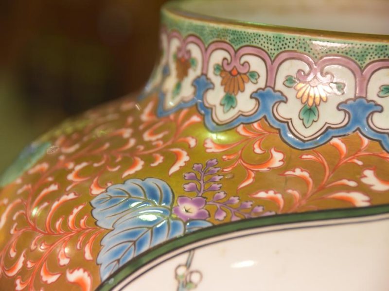 Arita Ware Large Ceramic Vase - Image 7