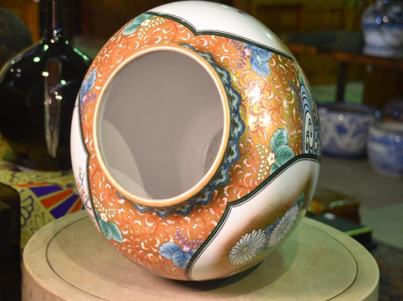 Arita Ware Large Ceramic Vase - Image 6