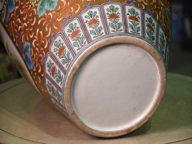 Arita Ware Large Ceramic Vase - Image 4