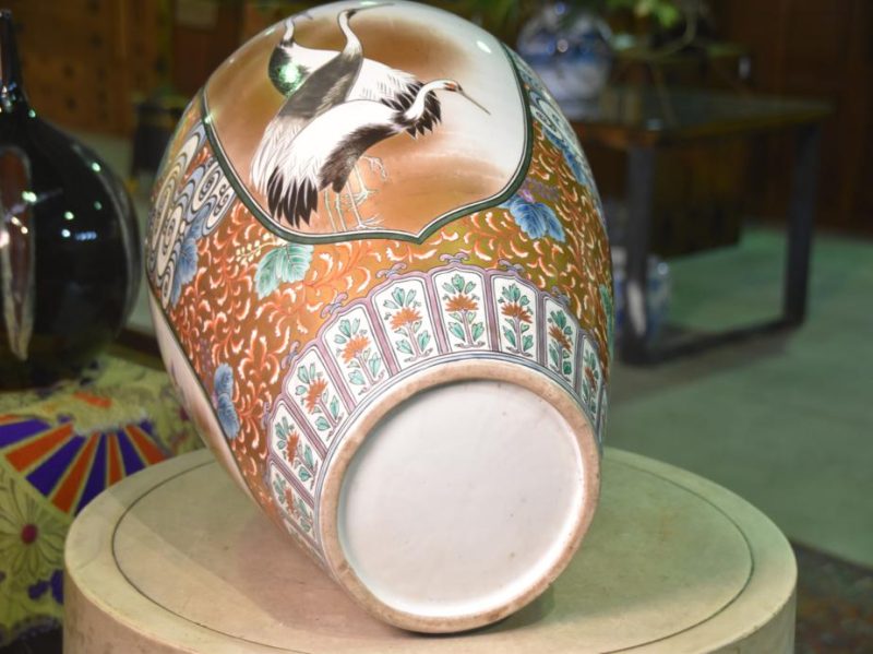 Arita Ware Large Ceramic Vase - Image 3
