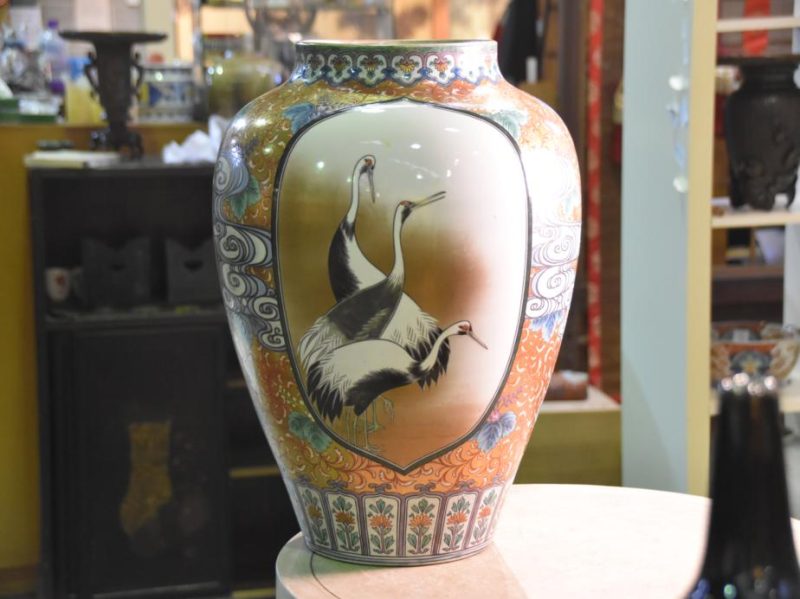 Arita Ware Large Ceramic Vase - Image 2
