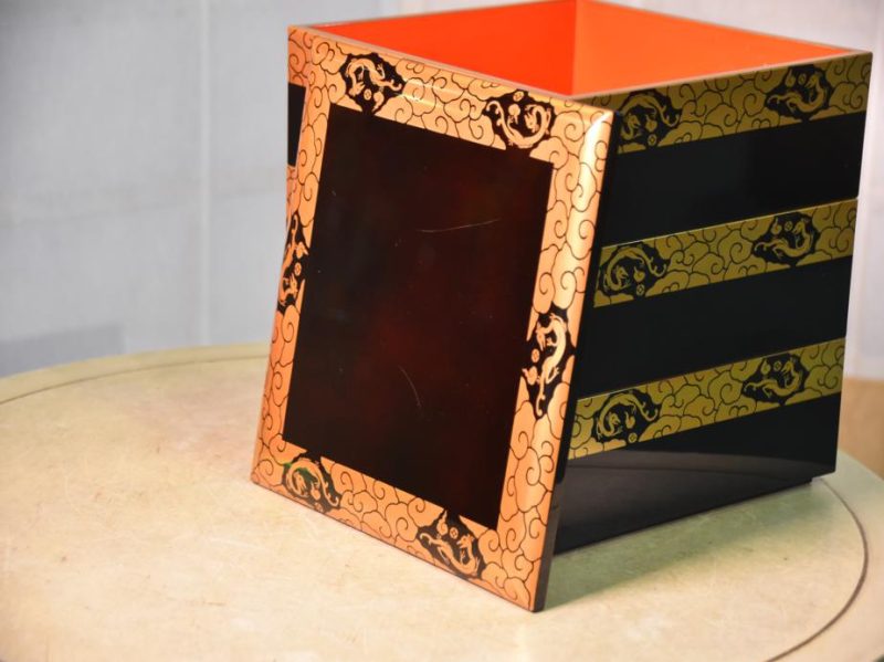 Jubako Japanese Lacquer Stacking Box - Image 3